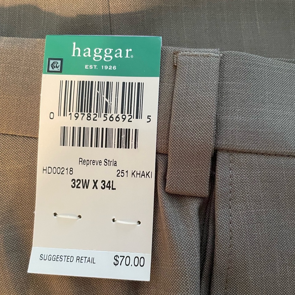 Haggar Classic Mocha brown Trousers